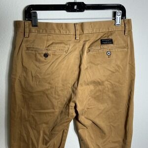 Banana Republic Chinos Men 32x32 Brown Academia Khaki Slim Fit Casual Work Pants